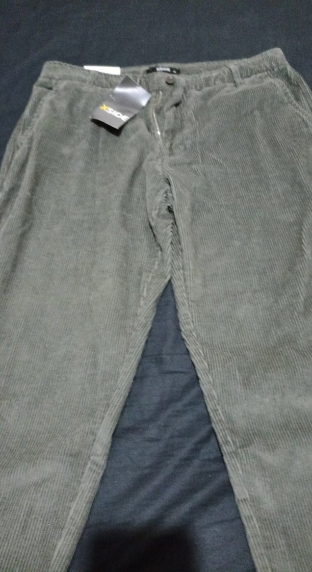 Gri Düğmeli Erkek Pantolon - Görsel 3