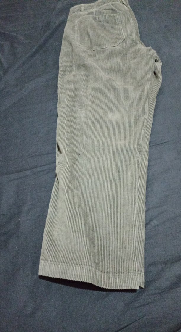 Gri Düğmeli Erkek Pantolon - Görsel 4