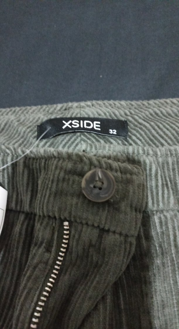 Gri Düğmeli Erkek Pantolon - Görsel 2