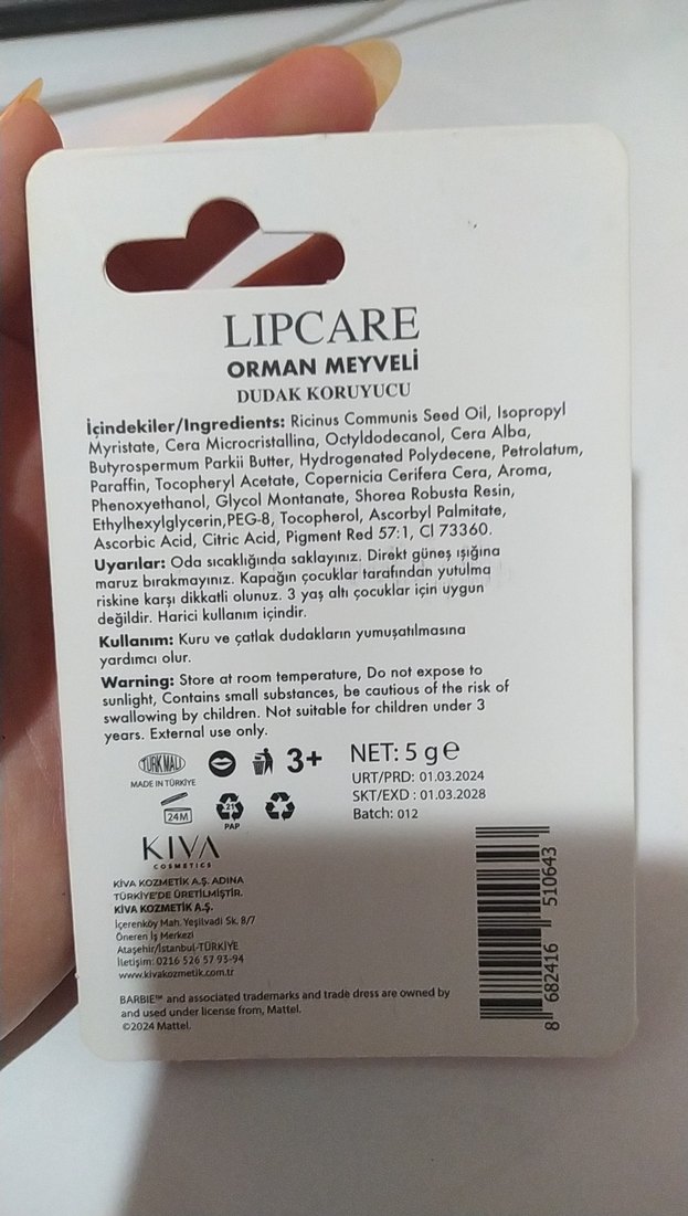 Barbie Orman Meyveli Dudak Bakım Kremi - Görsel 2