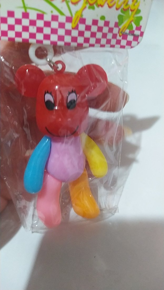 Renkli Püsküllü Kadın Anahtarlık - Görsel 3