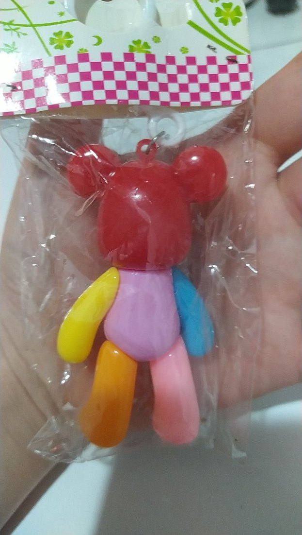 Renkli Püsküllü Kadın Anahtarlık - Görsel 2