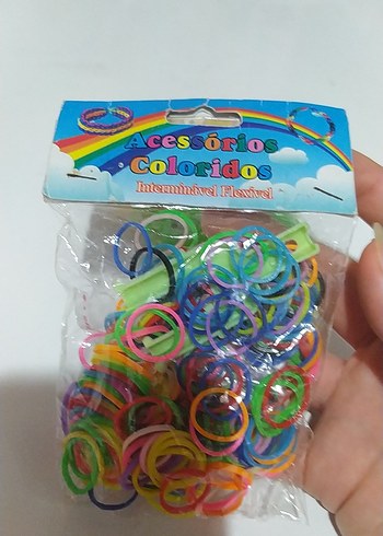 Renkli Elastik Çocuk Saç Tokaları - Görsel 2