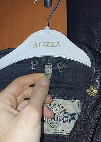 Siyah Deri Biker Ceket - Görsel 8