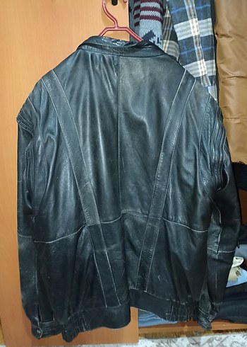 Siyah Deri Biker Ceket - Görsel 2