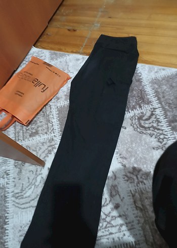 Zara Siyah Kadın kargo pant - Görsel 3