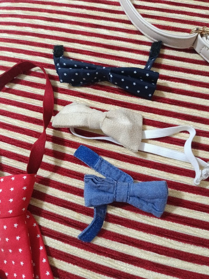 Çocuklar için Renkli Kurdeleli Papyon ve Kravat - Görsel 4