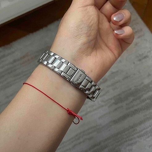 Beden Fossil gümüş saat