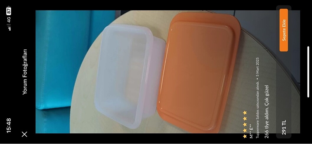  Beden Tupperware tereyağlık peynir koyma