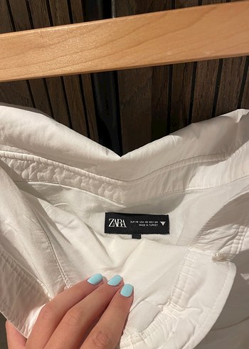 xs Beden beyaz Renk Beyaz Fitted gömlek korse
