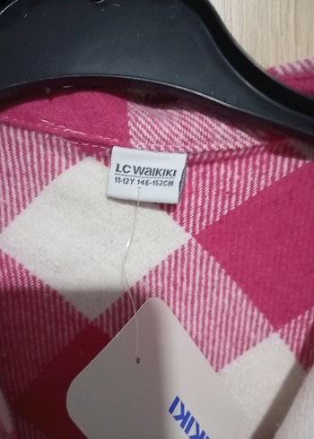 Pembe Ekose Düğmeli çocuk gömlek - Görsel 4