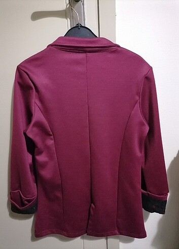 Diğer Bordo Blazer Ceket 