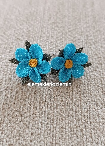  İğne oyası küpe takı 