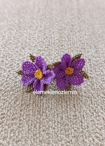  İğne oyası küpe takı modelleri 