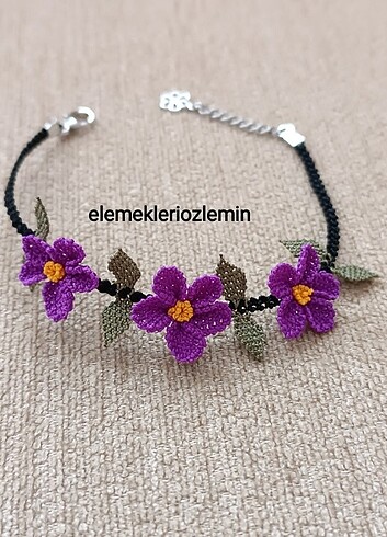 İğne oyası bileklik 