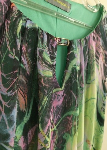 Bohem Çok Renkli Uzun Elbise - Görsel 5