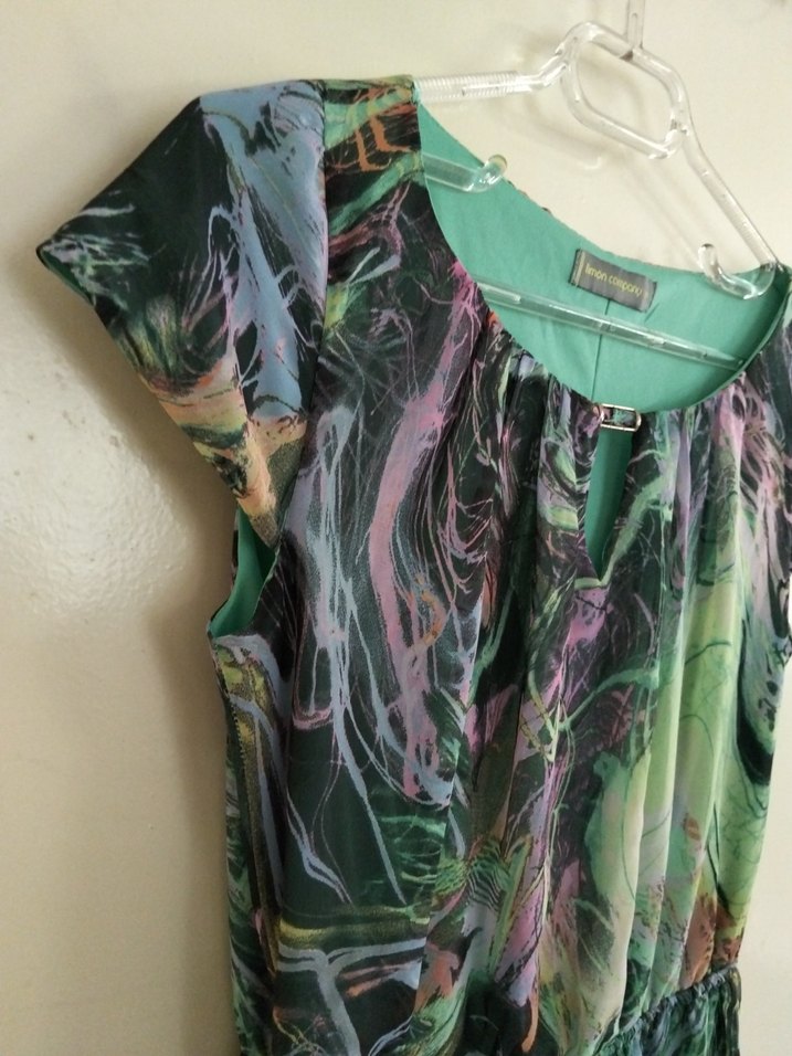 Bohem Çok Renkli Uzun Elbise - Görsel 4