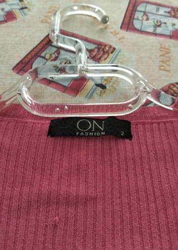 On Fashion Pembe Mini Triko Elbise ve Bolero Takım