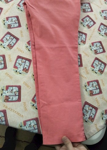 Pembe Regular Fit Kadın Kumaş Pantolon - Görsel 8