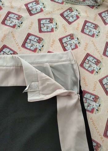 Desenli Midi Hamile Eteği Fermuarlı - Görsel 7