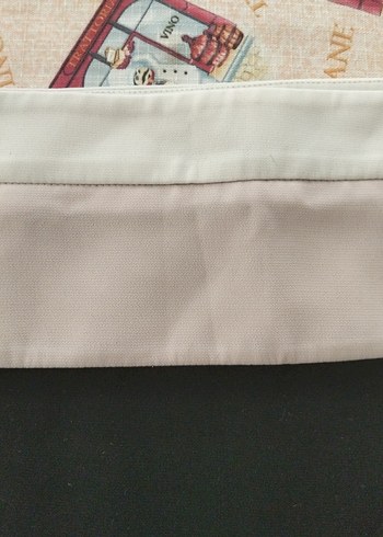 Desenli Midi Hamile Eteği Fermuarlı - Görsel 2