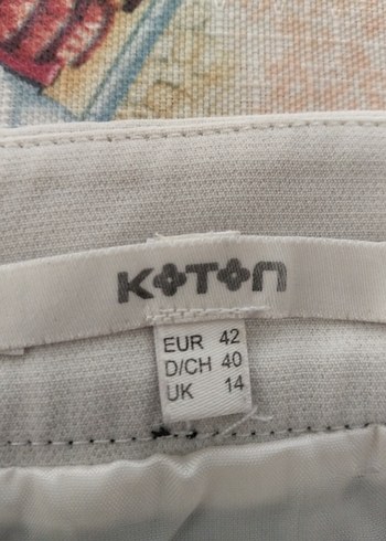 Desenli Midi Hamile Eteği Fermuarlı - Görsel 3