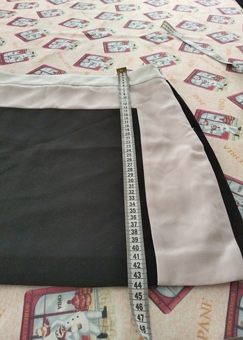 Desenli Midi Hamile Eteği Fermuarlı - Görsel 4