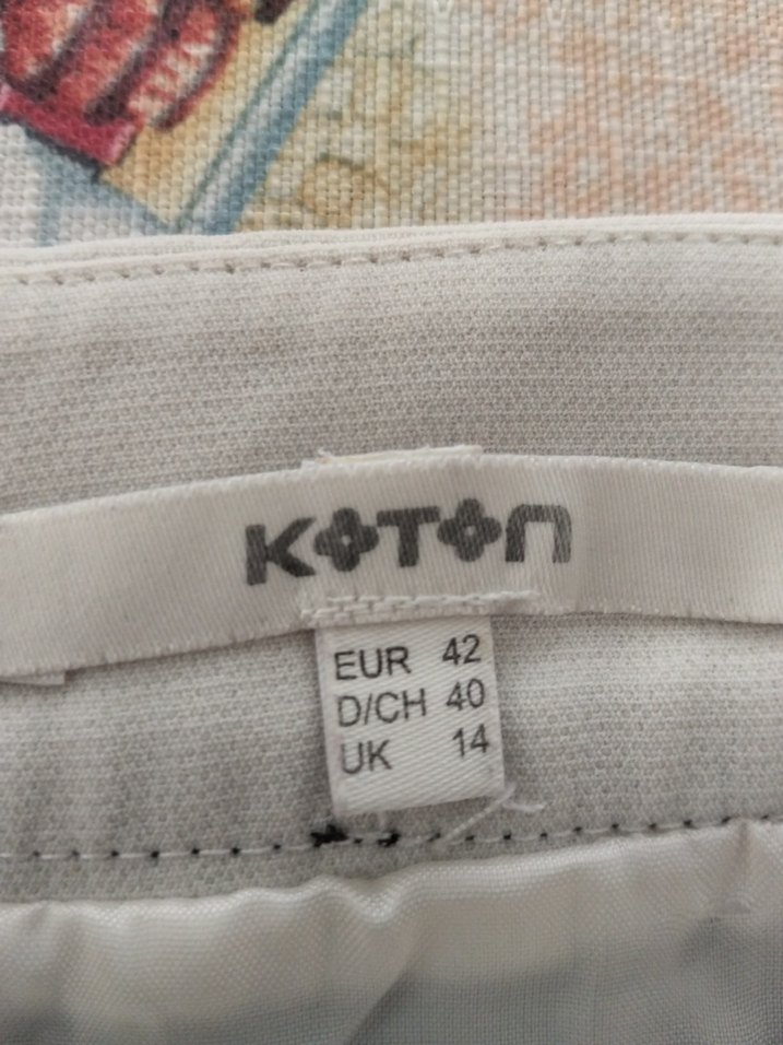 Desenli Midi Hamile Eteği Fermuarlı - Görsel 3