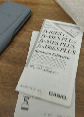 Casio fx-95ESPLUS Hesap Makinesi ve Kullanım Kılavuzu - Görsel 8