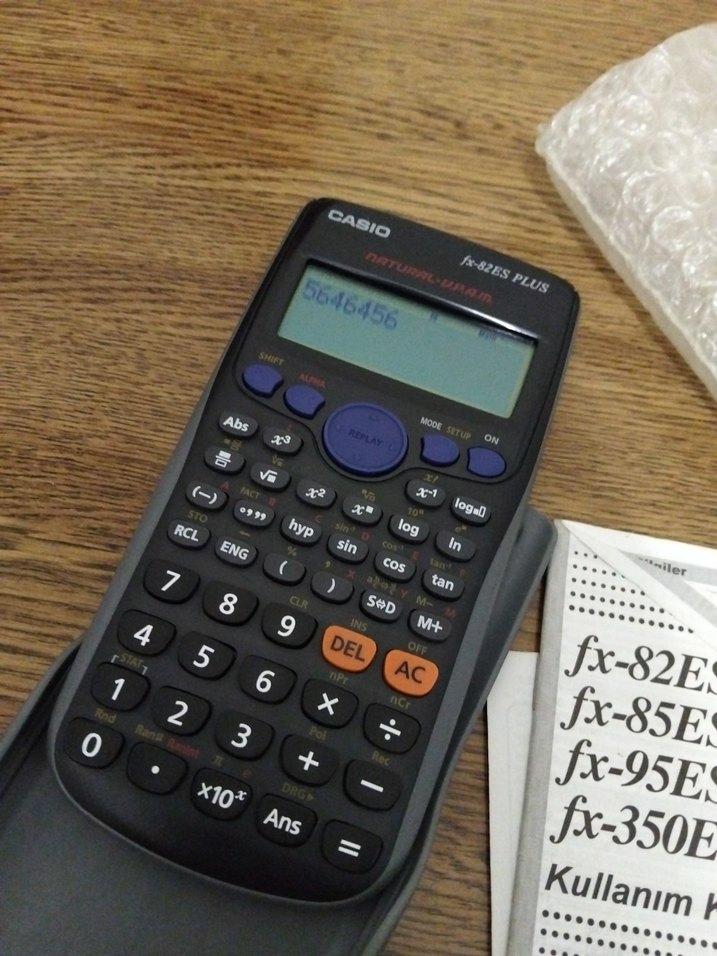 Casio fx-95ESPLUS Hesap Makinesi ve Kullanım Kılavuzu - Görsel 4