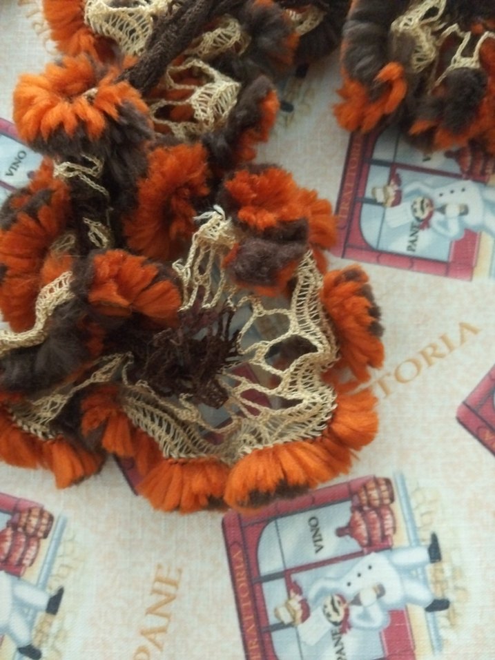 Renkli Örgü Bohem Kadın Atkı - Görsel 2