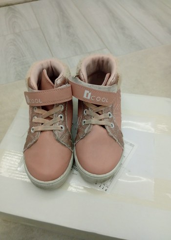 Kız Çocuk Pembe Velcro Spor Ayakkabı - Görsel 8