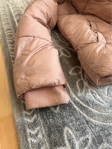 xl Beden pembe Renk Vena gül kurusu mont