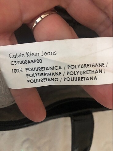 Beden kahverengi Renk Calvinclein orjinal bayan çanta