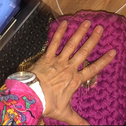  Beden pembe Renk El örgüsü astarlı sıfır bayan çantası fuşya