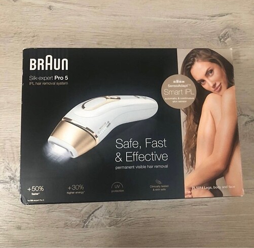 Braun silk expert pro 5 epilasyon makinesi