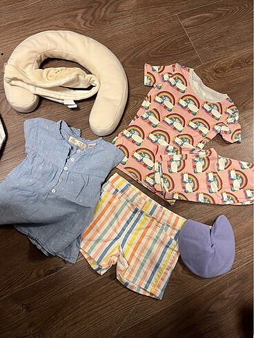 Zara LCW bebek kıyafetleri yastık kiraz yastığı