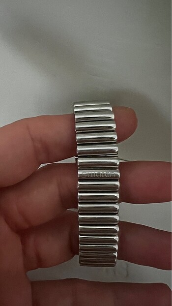 Beden beyaz Renk Swatch lustro taşlı bileklik