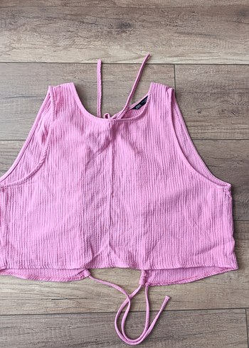 xl Beden pembe Renk Pembe Zara Crop Büstiyer