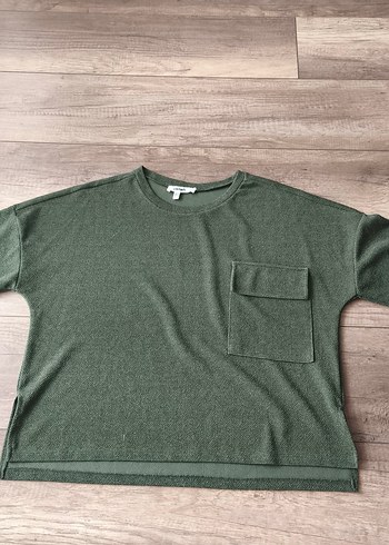 m Beden Haki Koton Marka Tshirt