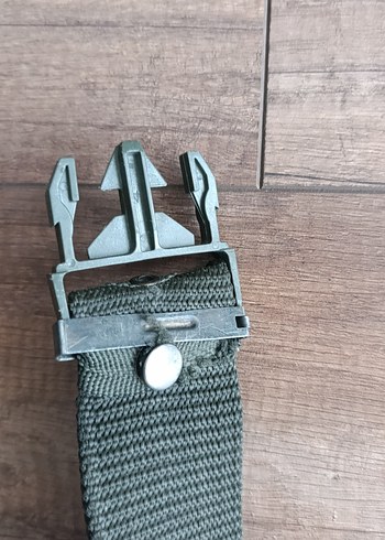 American Vintage Koyu Yeşil Uzun Kalın Erkek Kemer