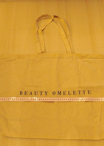 Beden sarı Renk Beauty Omelette Bez Torba Çanta