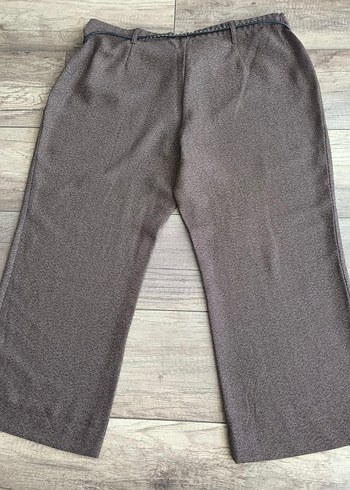 Marks & Spencer Kahverengi Marks and Spencer Geniş Beden Pantolon