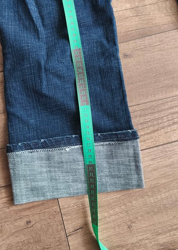 44 Beden lacivert Renk Evans Capri Kot Pantolon