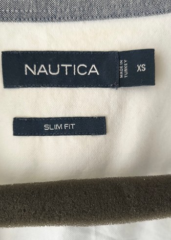 Beyaz Nautica Xs Gömlek - Görsel 3