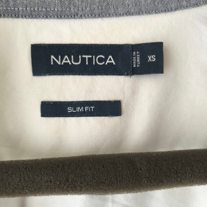 Beyaz Nautica Xs Gömlek - Görsel 3