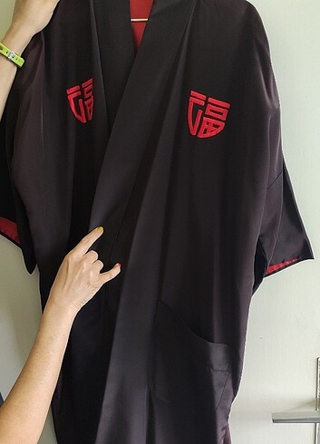 m Beden Siyah kimono