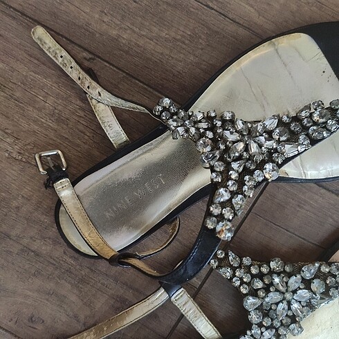 36 Beden siyah Renk Siyah Nine West Sandalet