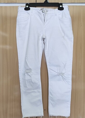 Beyaz Zara Pantolon