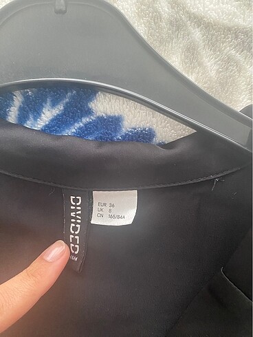 m Beden H&M Siyah Saten Gömlek